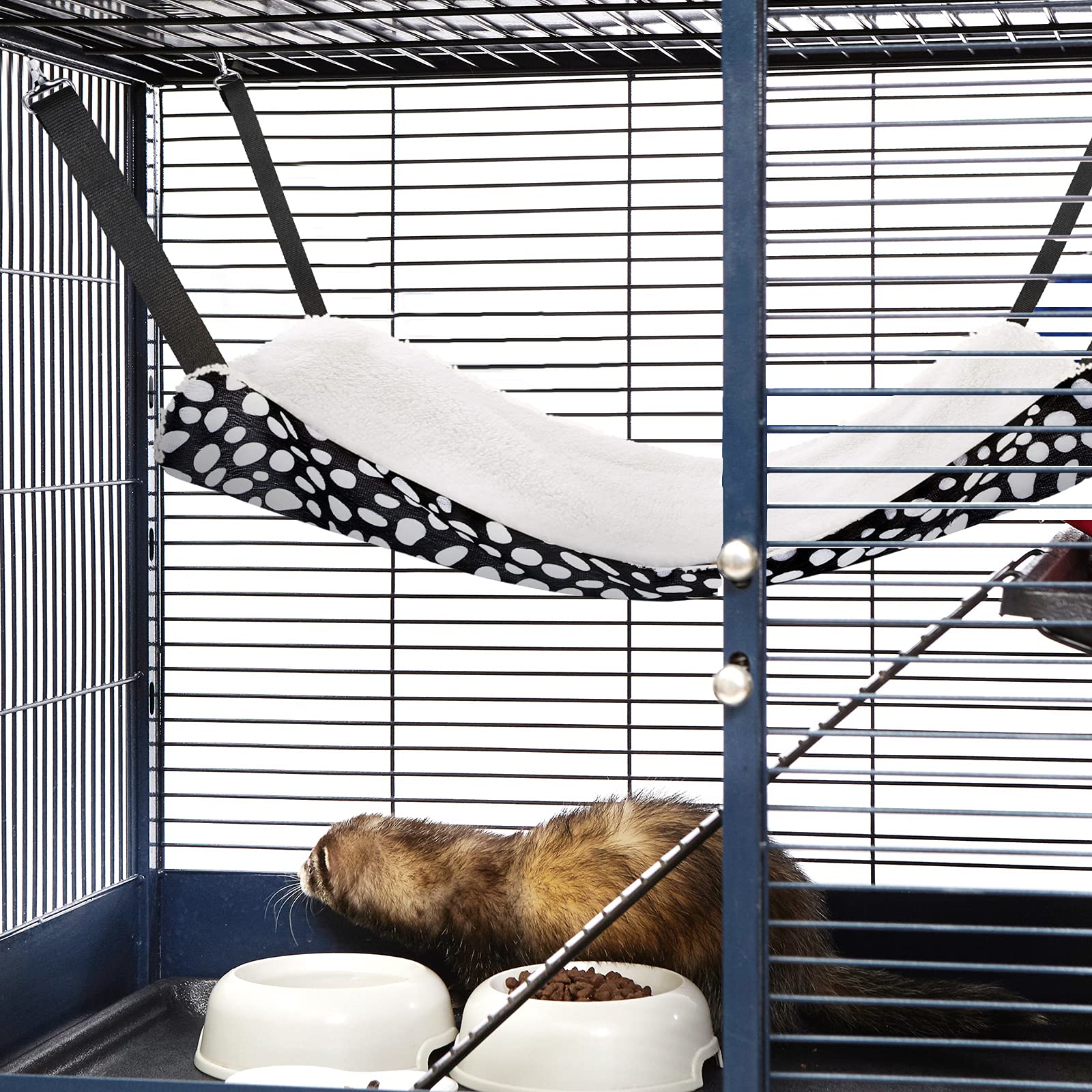 Jetec hamac pour petits animaux, usage polyvalent dans cage ou chaise.