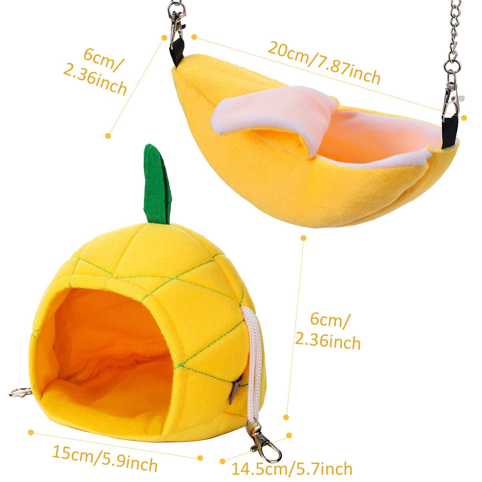 Jetec hamac hamster nid doux, cocon reposant pour dormir.
