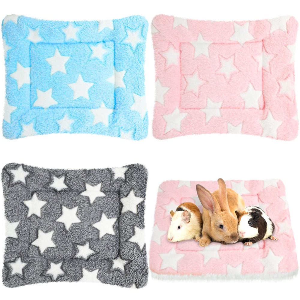 Jetec lit pour petits animaux en polaire bleu, douceur et chaleur.