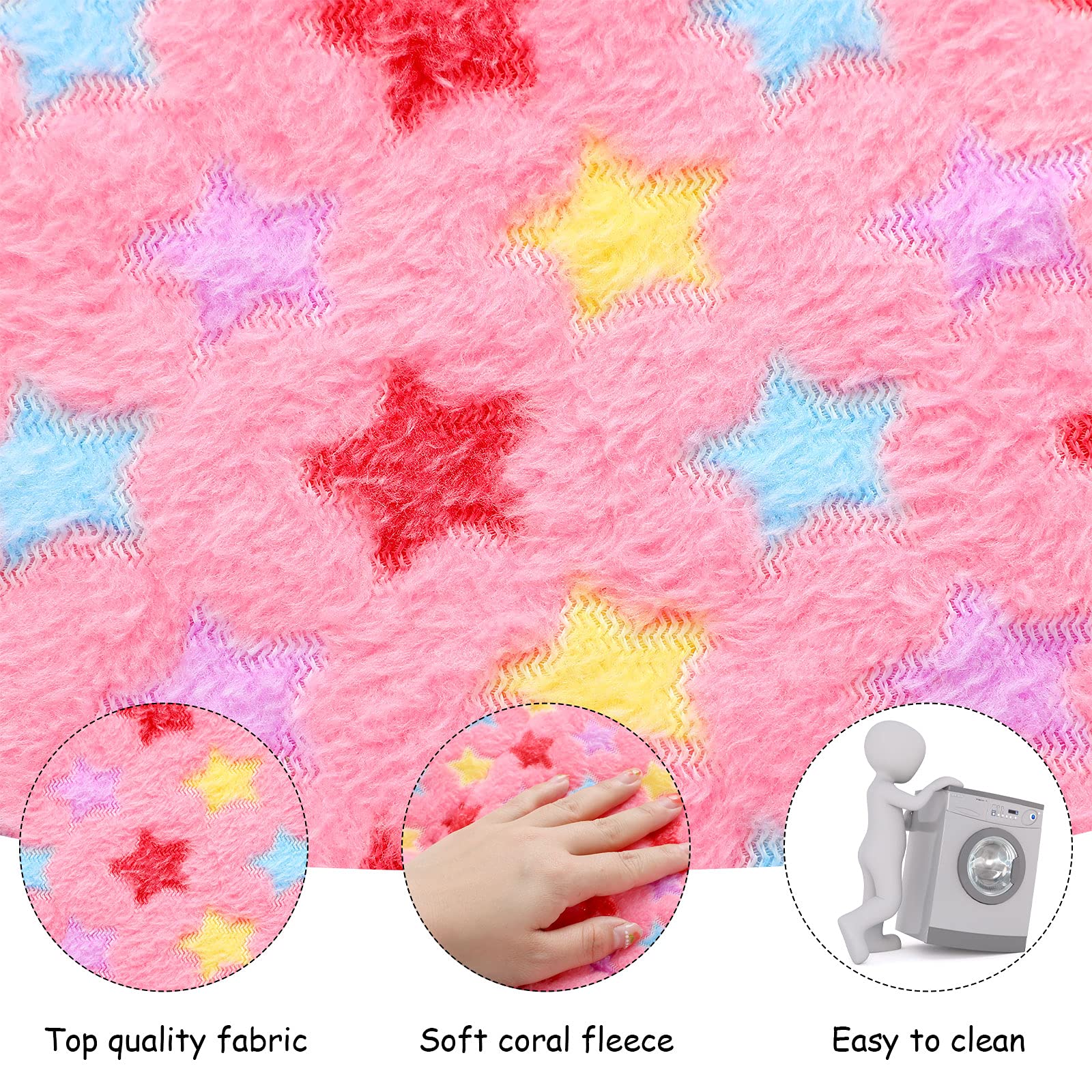 Jetec tapis peluche pour petits animaux gris, chaleur naturelle et sommeil apaisé.