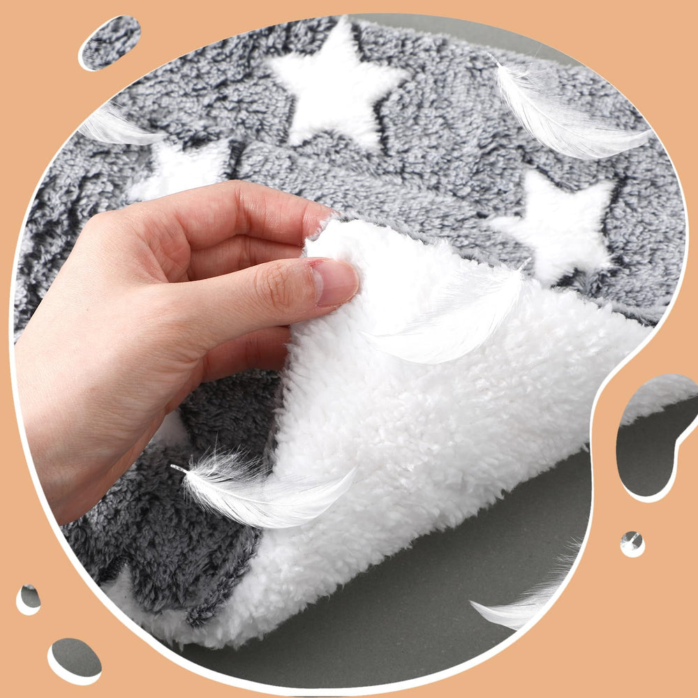 Jetec tapis double-face peluche, chaleur douce en toute saison.