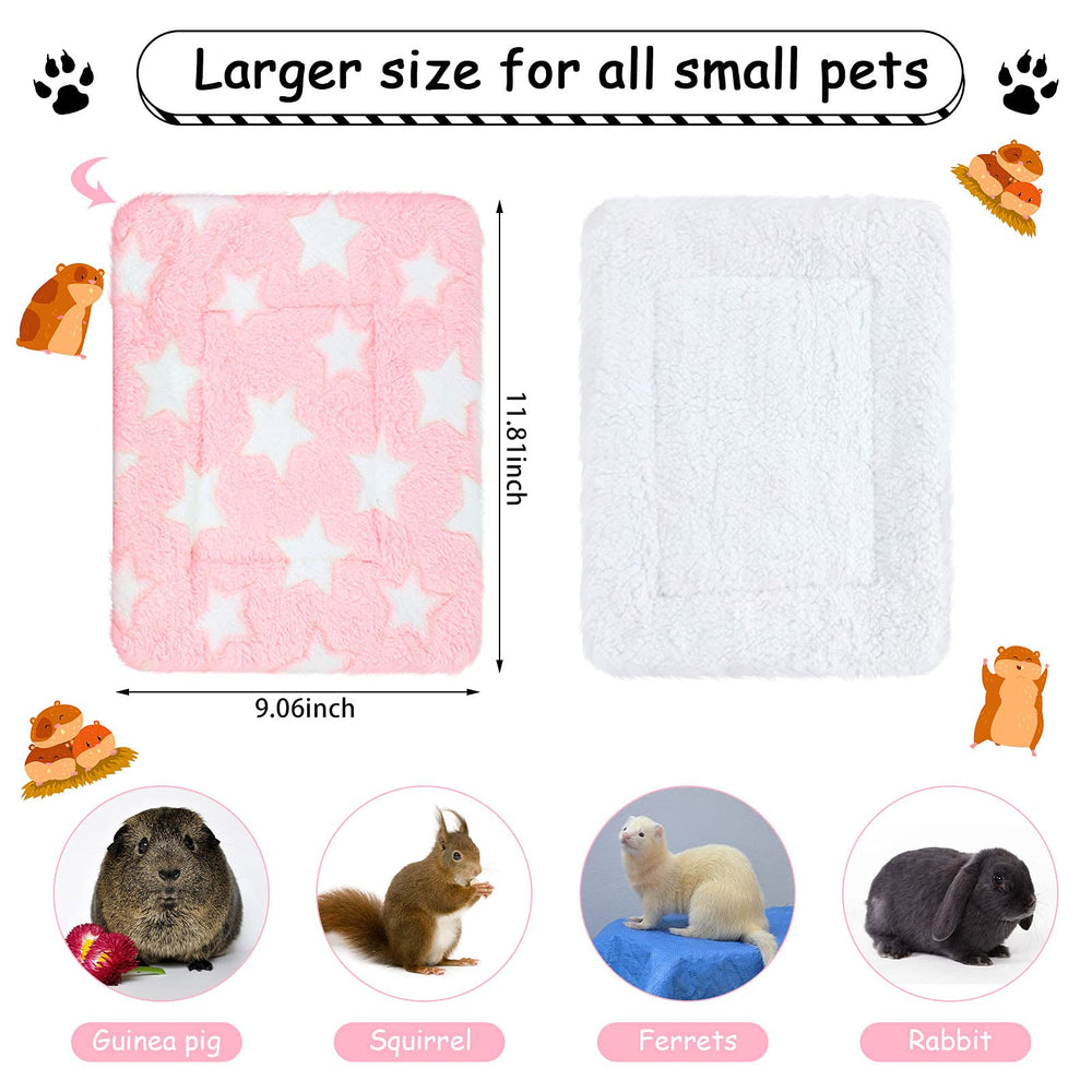 Jetec tapis doux en peluche pour petits animaux, chaleur rassurante.