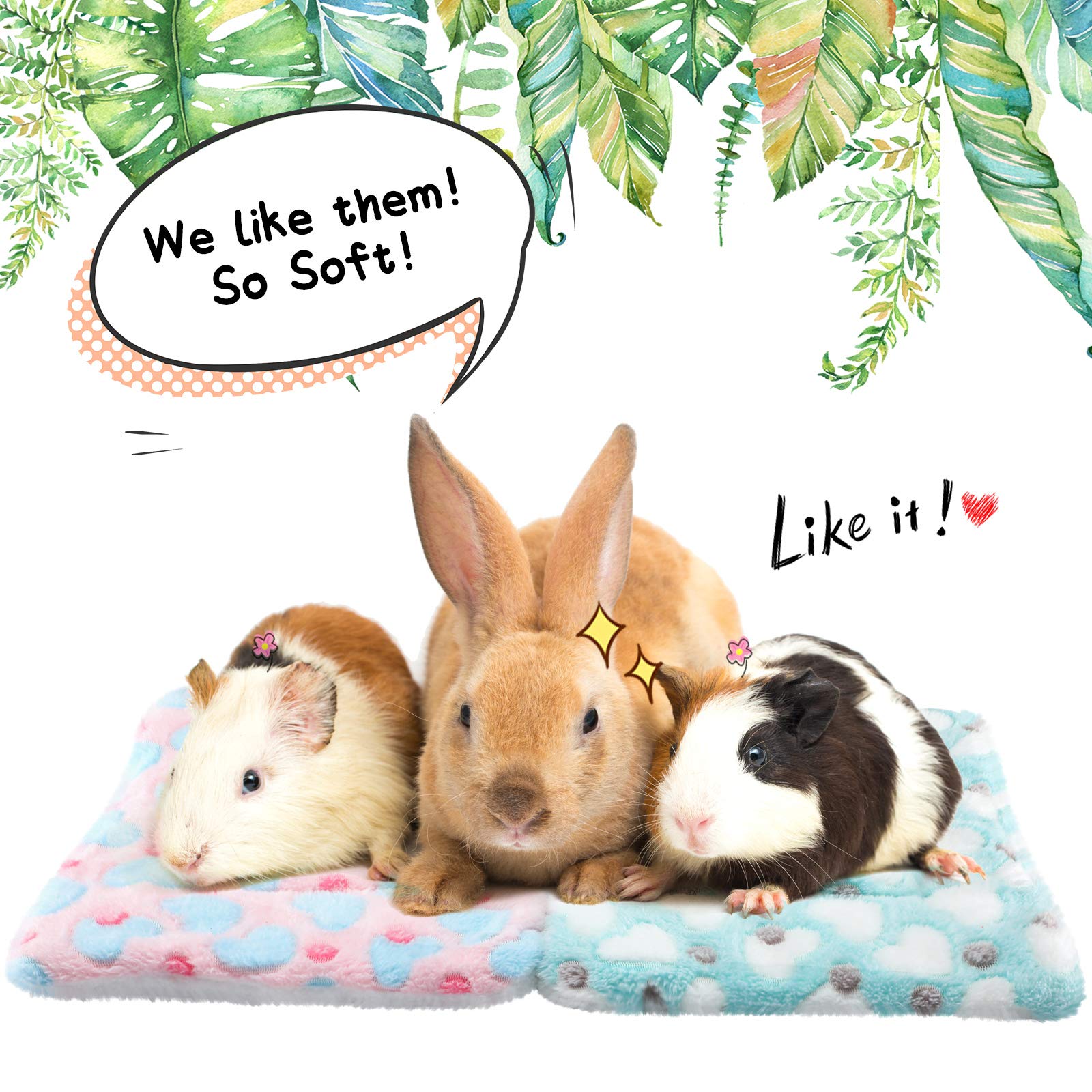 Jetec tapis usage polyvalent pour petits rongeurs et animaux miniatures.