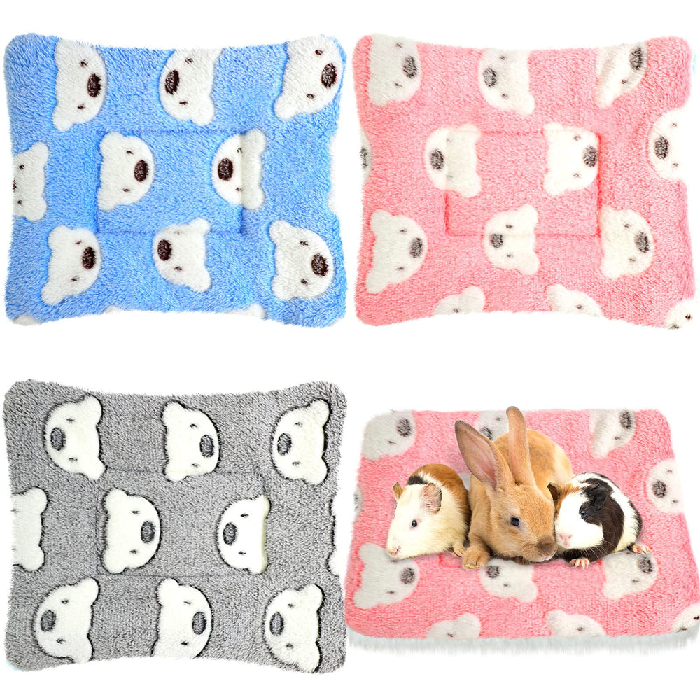 Jetec trois tapis lapin doux — refuge confortable pour petit animal