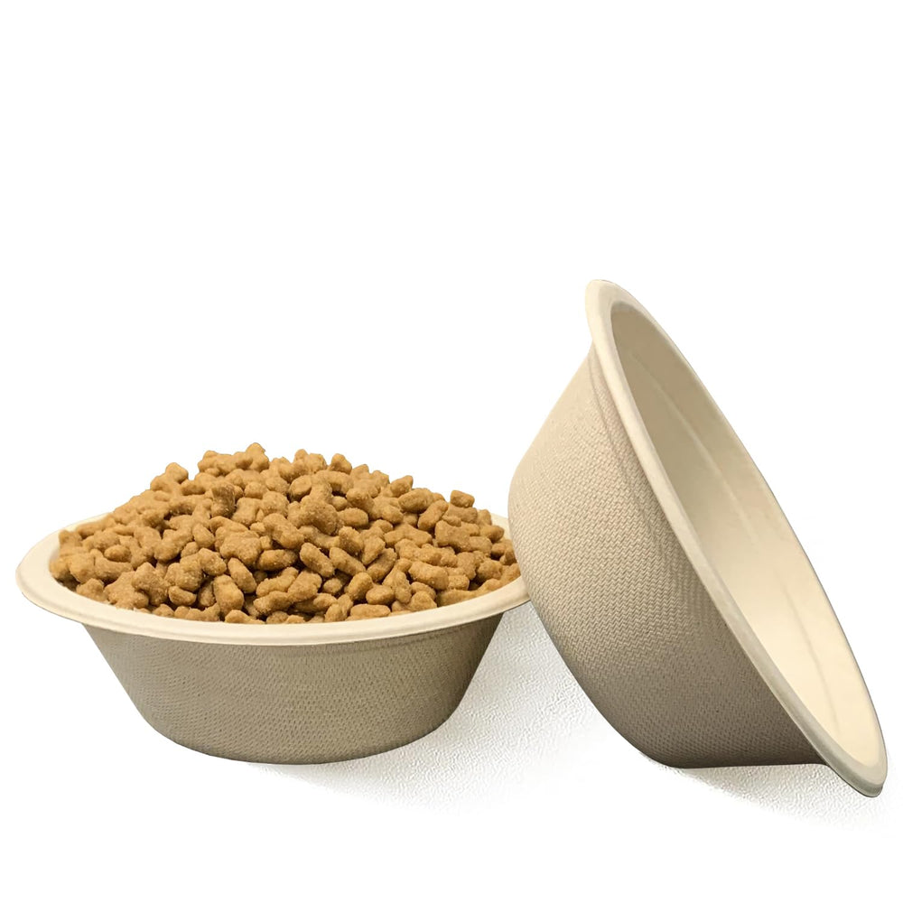 JETKONG assiettes compostables 12oz pour repas en voyage des animaux