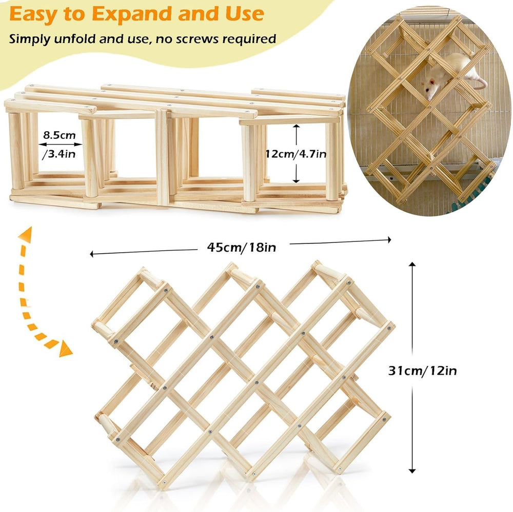 Jevnd accessoires cage rat avec câble 20 attaches encourage jeux et fixation flexible.