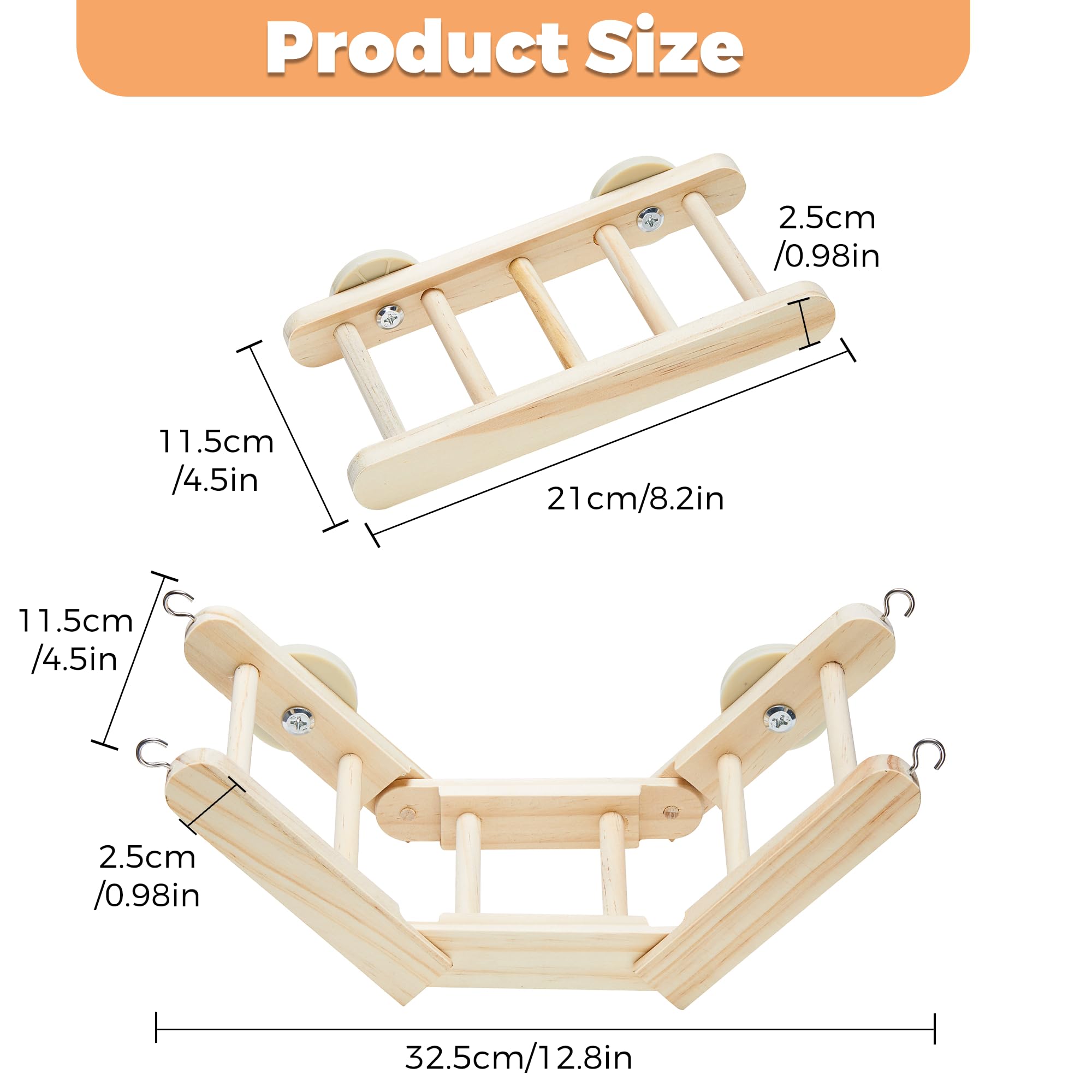 Jevnd accessoires grimpe cage rats, fixation stable et sécurisée.