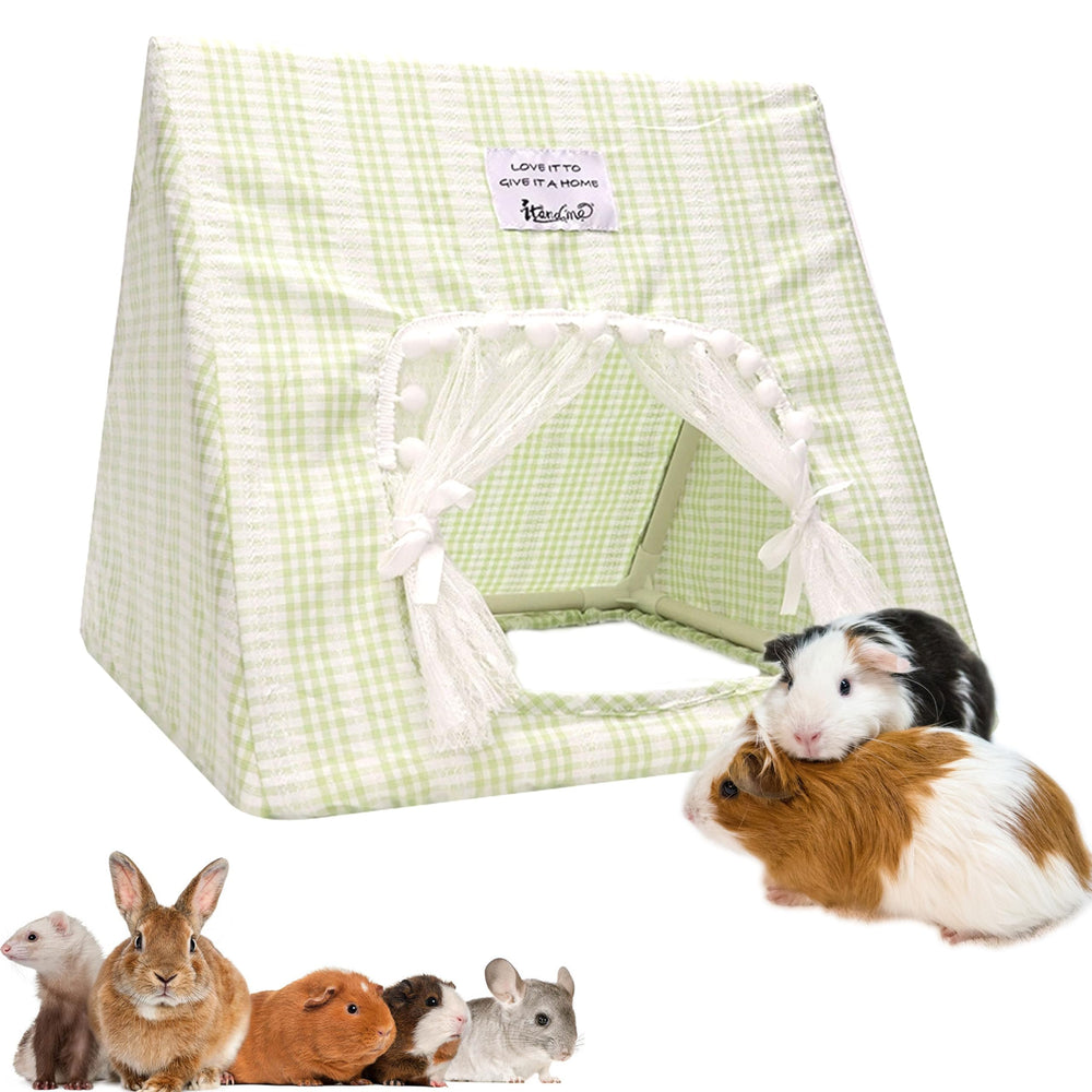 Jevnd cachette grand rideau grille offre un refuge aéré et sûr pour petits animaux.