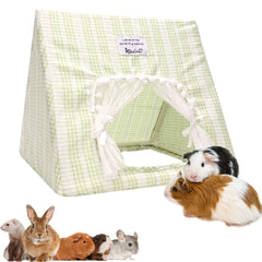 Jevnd cachette grand rideau grille offre un refuge aéré et sûr pour petits animaux.