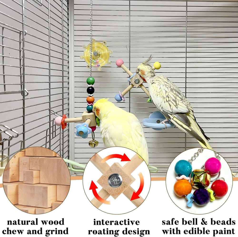 Jevnd cloche-boules jouet oiseau: stimulation auditive et amusement sain