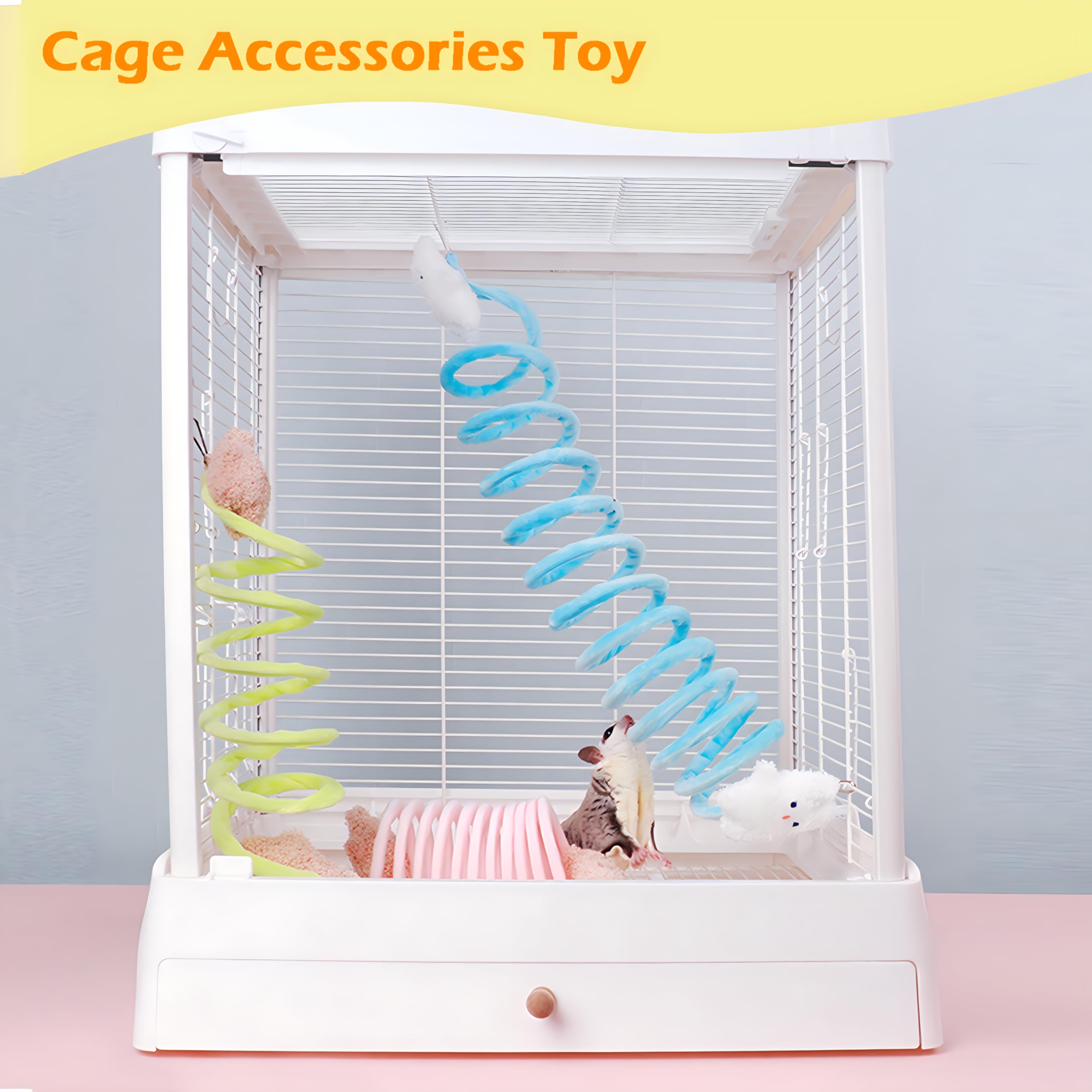 Jevnd échelle-grimpe pour cage, encourage mobilité et activité physique.