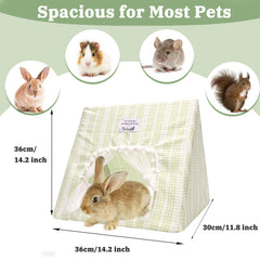 Jevnd habitat pour petits animaux lavable machine — entretien facile et pratique.