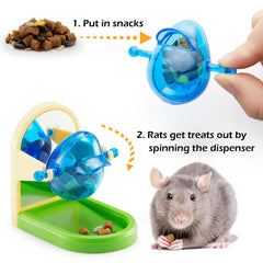 Jevnd puzzle alimentation rat: encourage une recherche de friandises lente et naturelle.