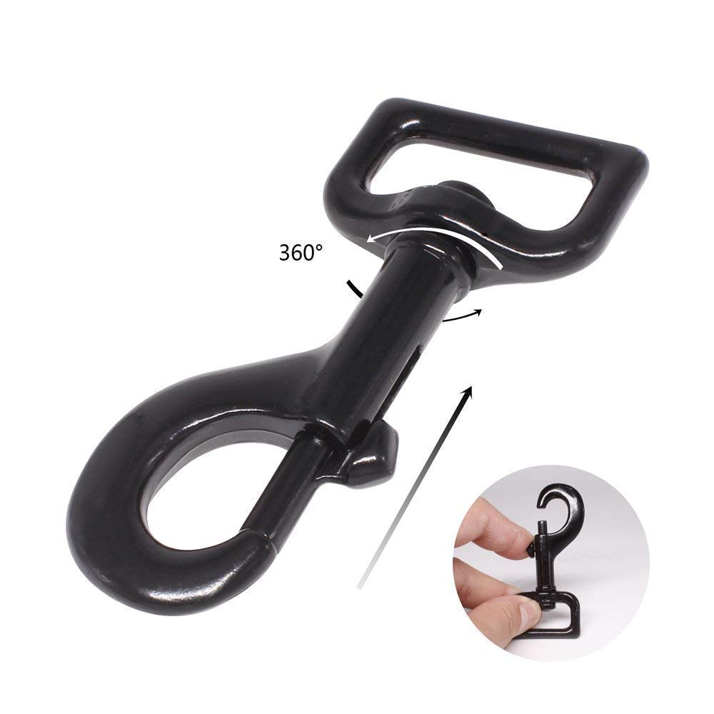 JEWOSTER Laisse attache à rotation 360° évitant torsions et enchevêtrements.
