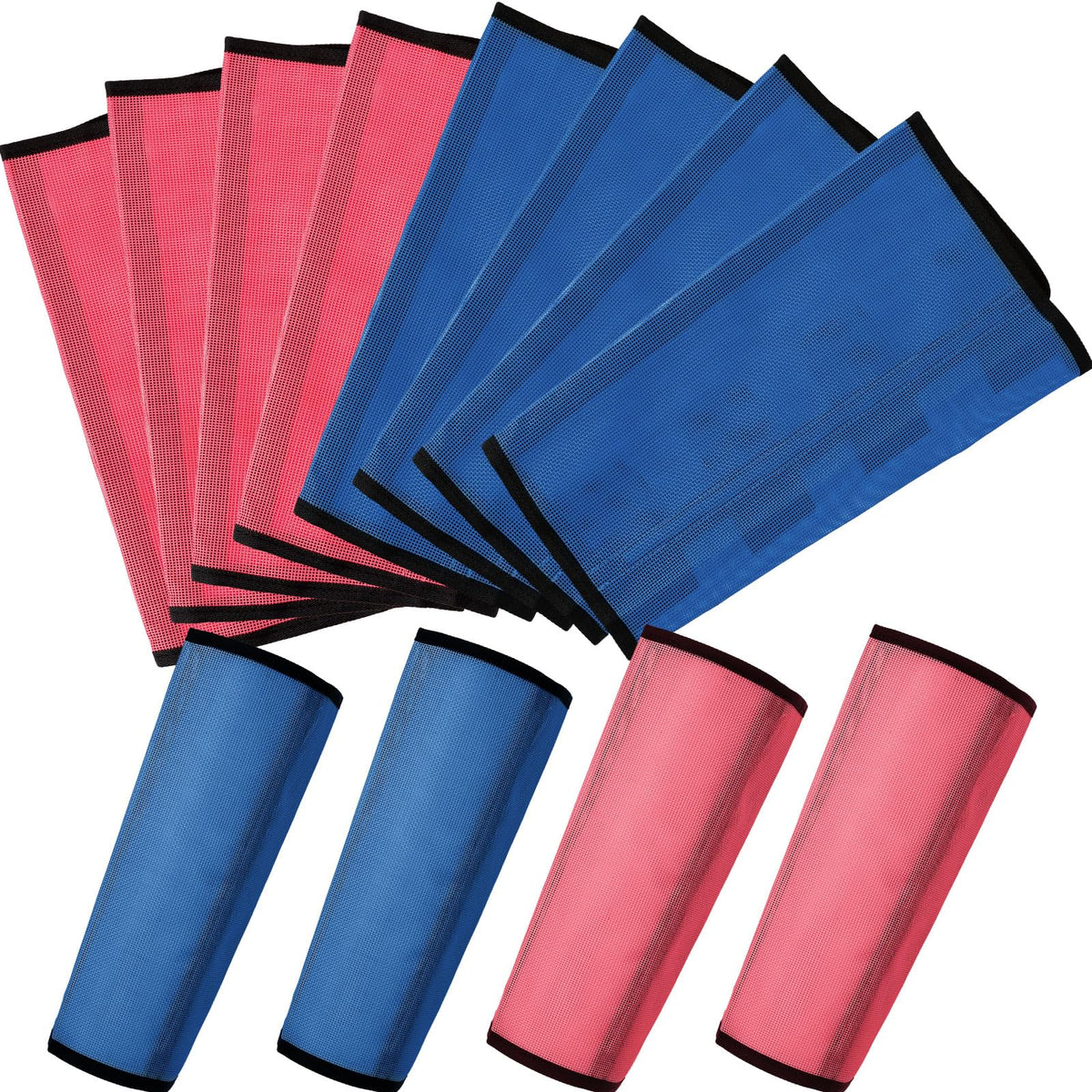 Bottes anti-mouches Jexine en maillage rose pour cheval, protection légère.