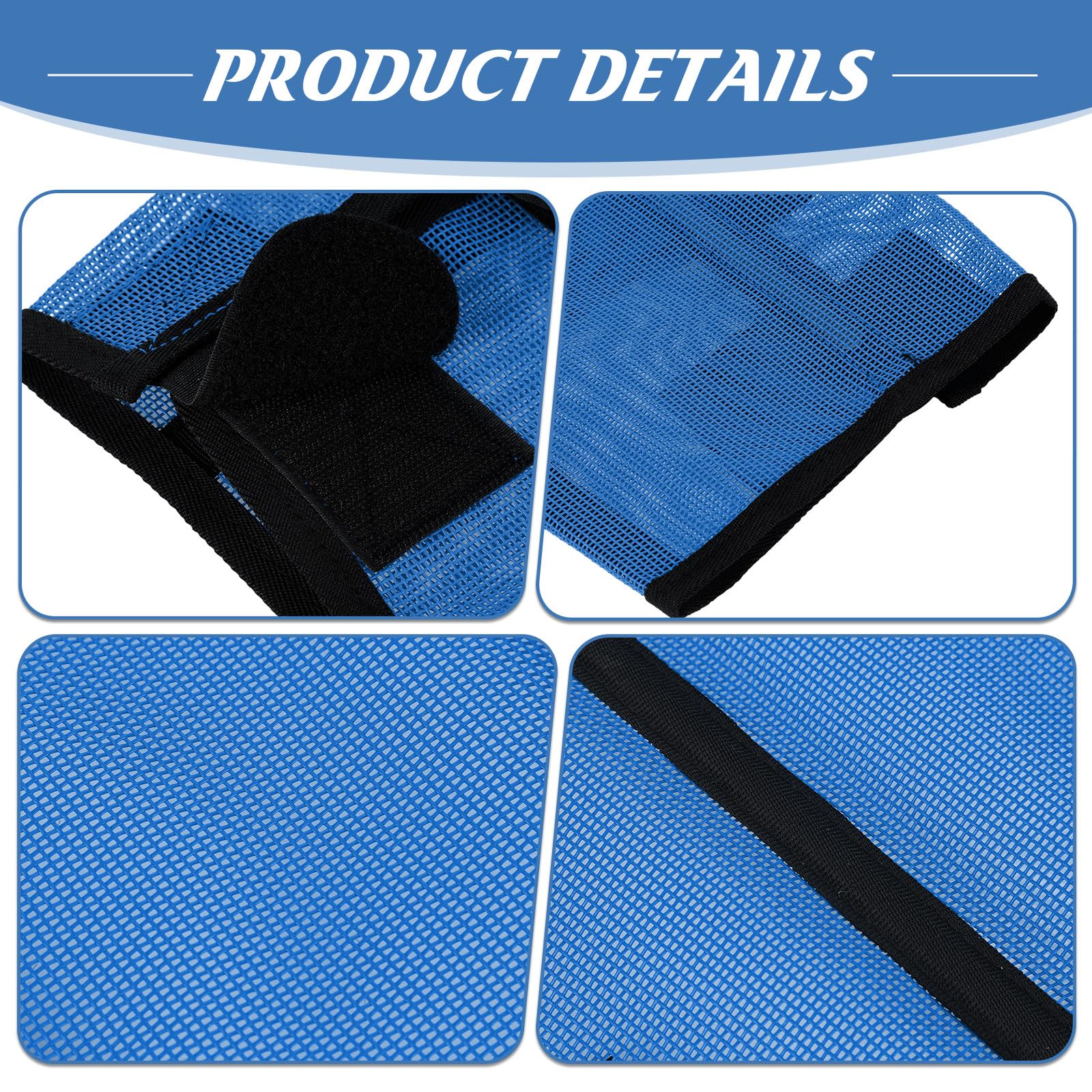 Ensemble de 8 bottes Jexine bleu foncé pour chevaux.
