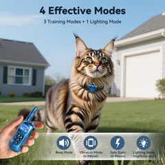 Jeyihka Cat Shock 2: étanchéité IPX7 et verrou sécurité sur la télécommande pour éviter les chocs.
