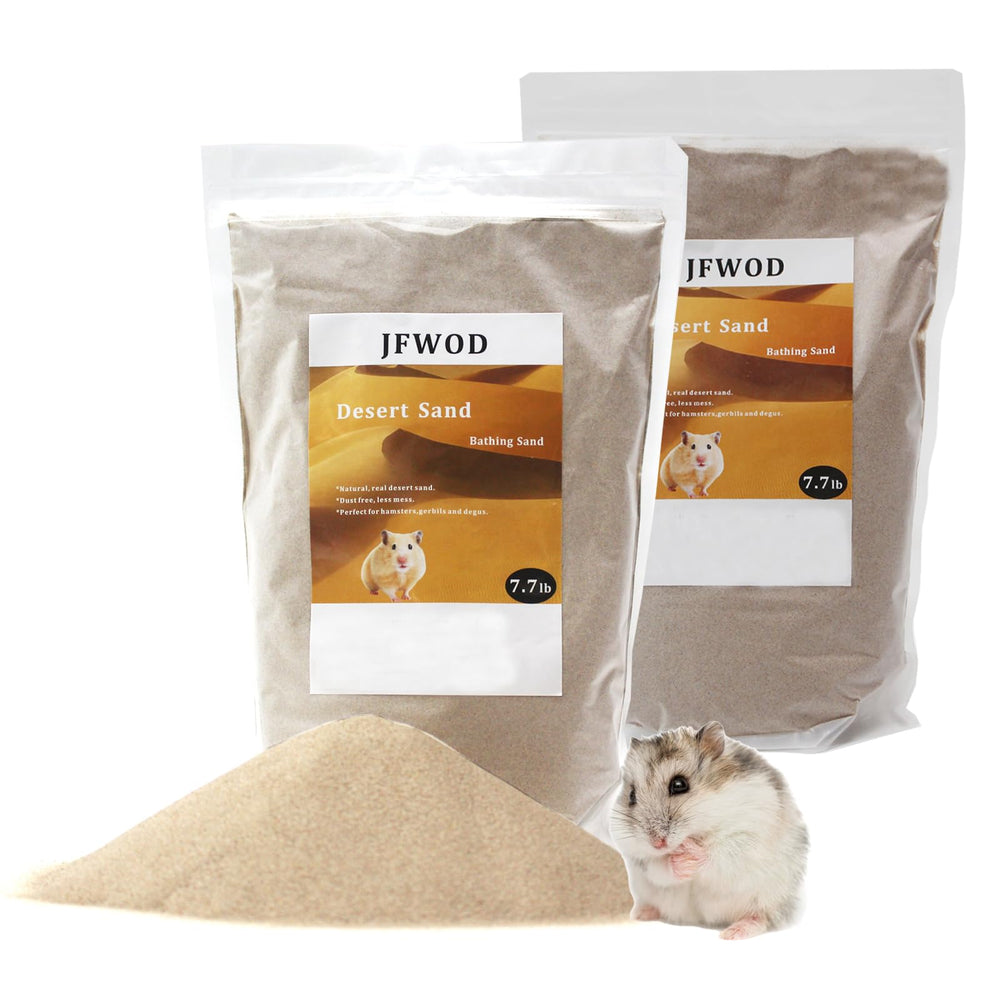 Sable JFWOD bain hamster 15,4 lb prêt à l’emploi pour un bain relaxant.