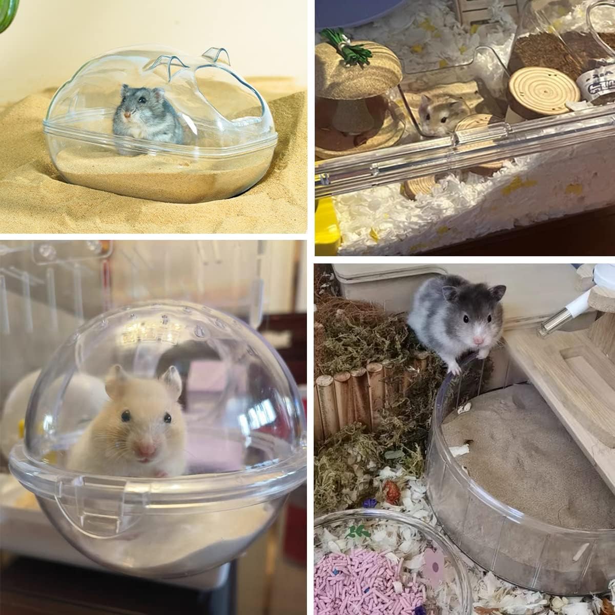 Sable doux et naturel JFWOD, parfait pour petits animaux et détente.