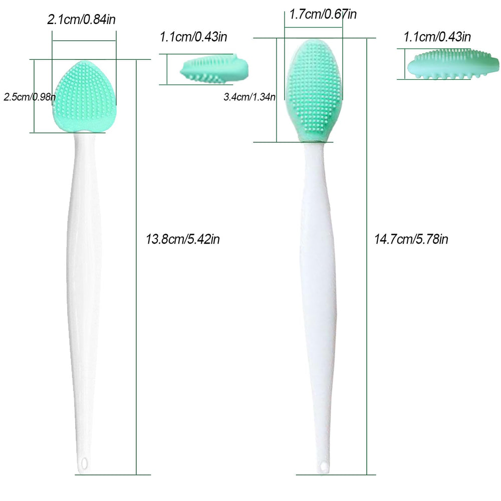 JGocot grattoir en silicone double-face, menton et massage en douceur.