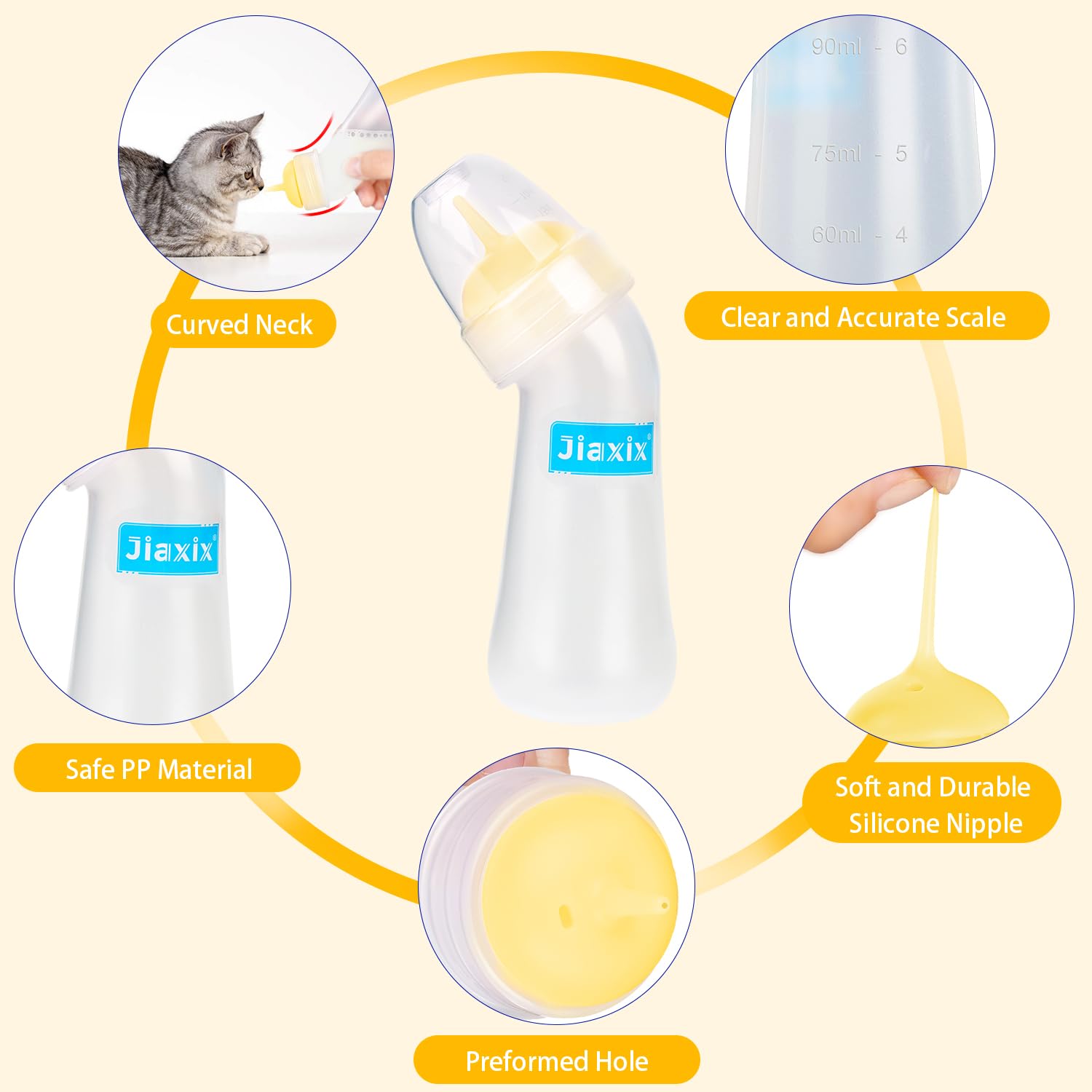 Seringues Jiaxix pour l alimentation et l administration precise.