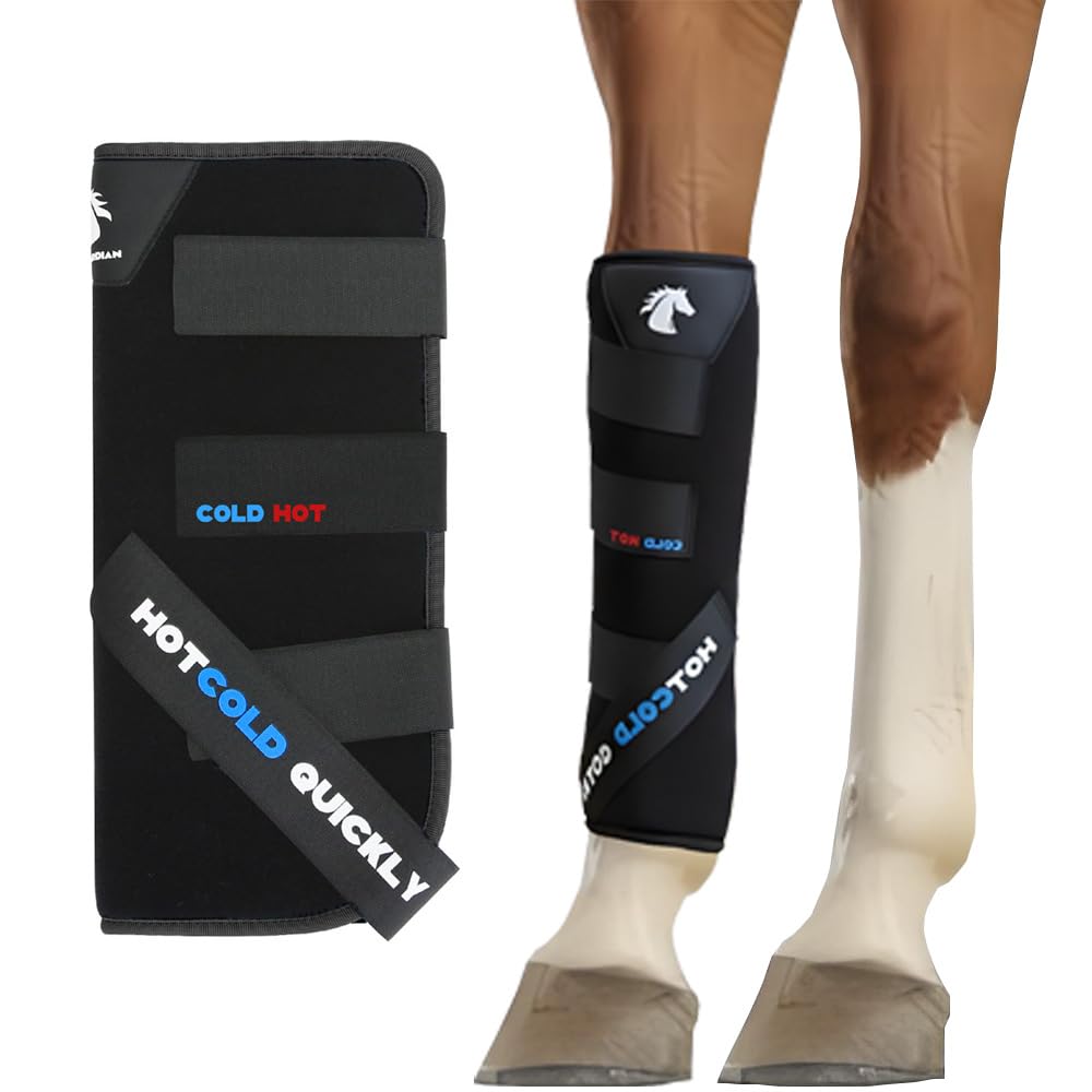 Jiesxyii gel-pad thermique pour refroidir ou réchauffer la patte du cheval.