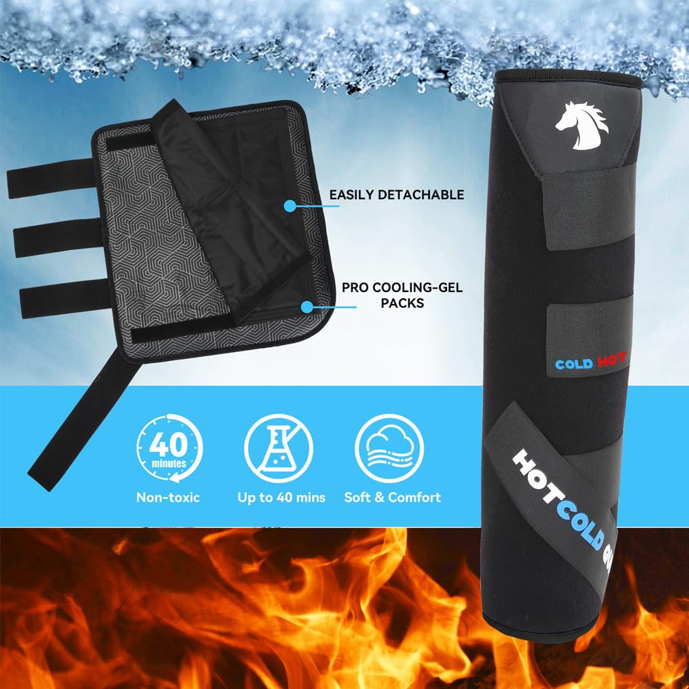 Sangles ajustables 5 cm Jiesxyii assurent le maintien sur la jambe.