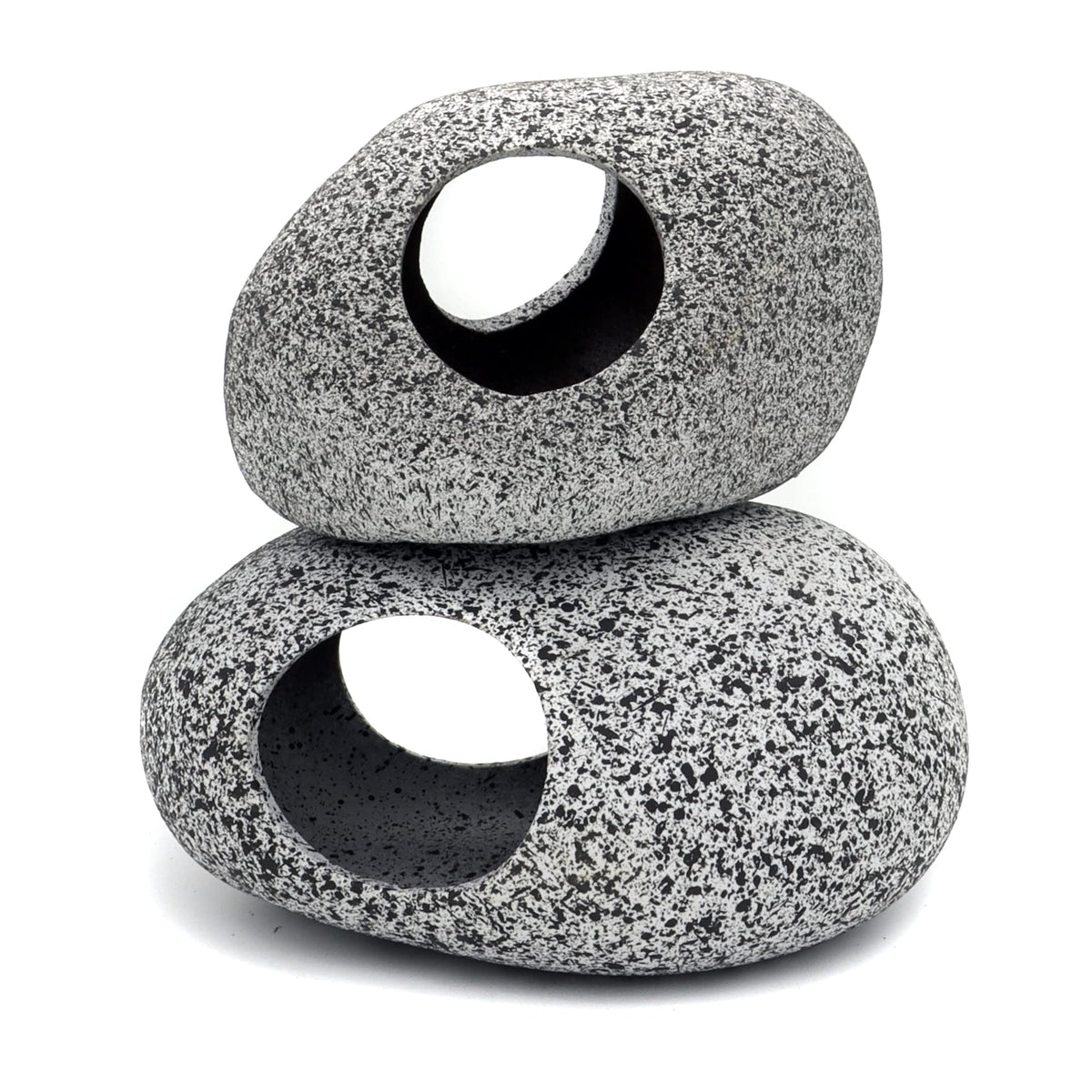 JIH abri céramique pour aquarium, refuge sûr et décor vivant pour poissons.