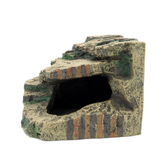 JIHAQUA habitat polyvalent, utile comme abri pour tortues et reptiles.