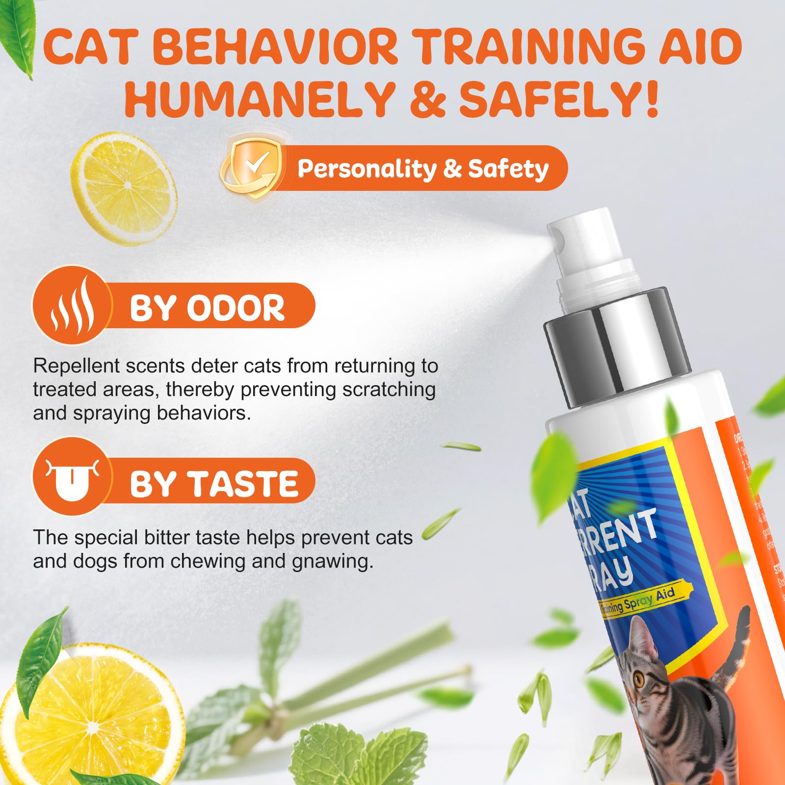 Jilca spray anti-chats – surface tapis, dissuasion douce contre mâchouillage.
