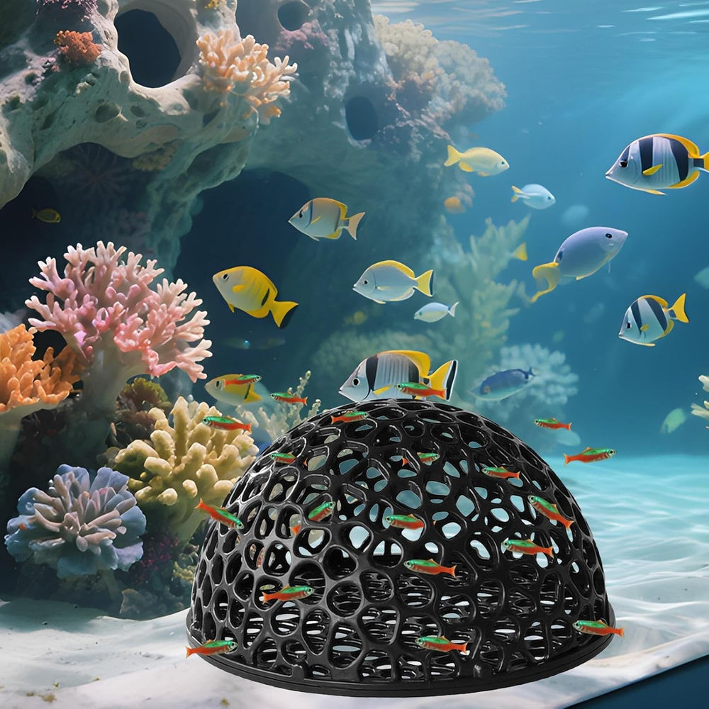 JINJUMEI design neutre noir, s’intègre à tout décor d’aquarium.