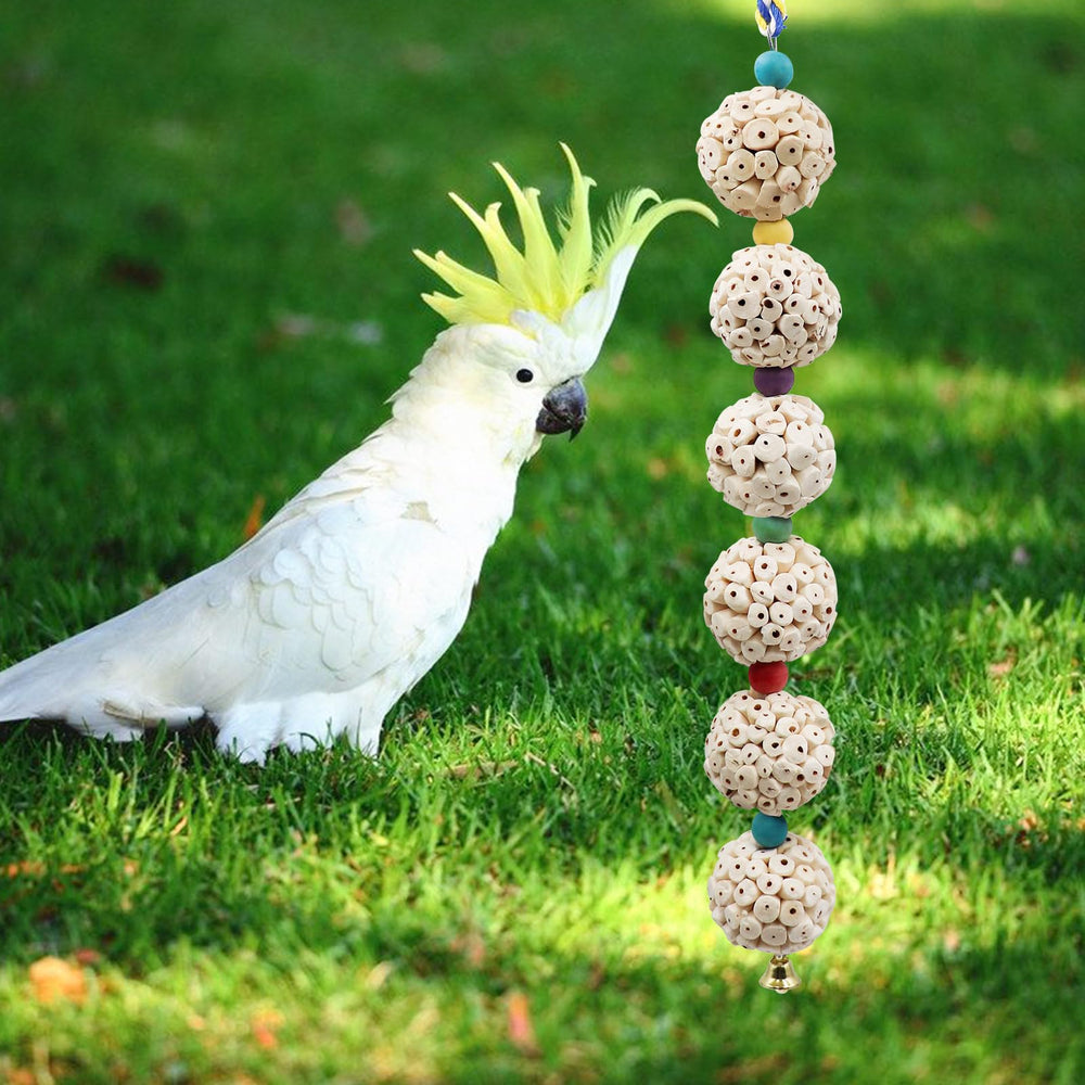Jinkoozz balle sola — balles colorées et bois enrichissent le jeu.
