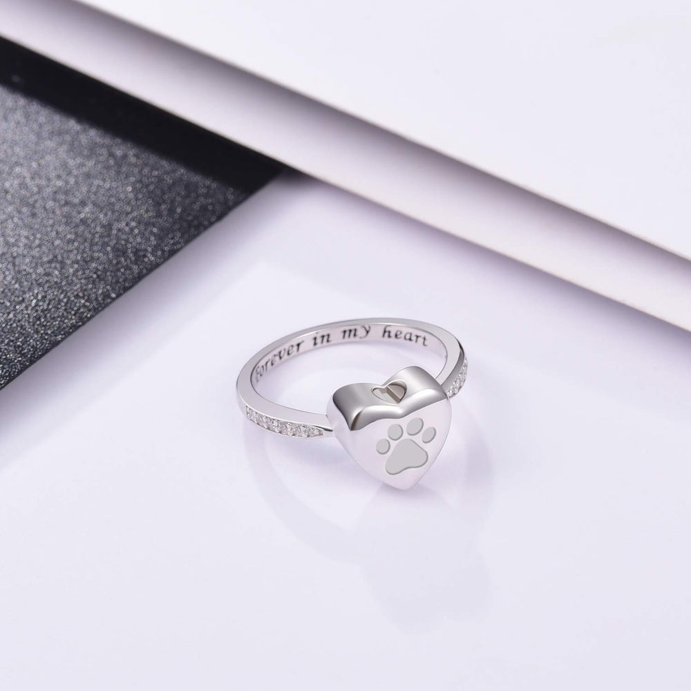 Bague Jinlou Argent Brillant, fini résistant et argenté pour un souvenir pérenne