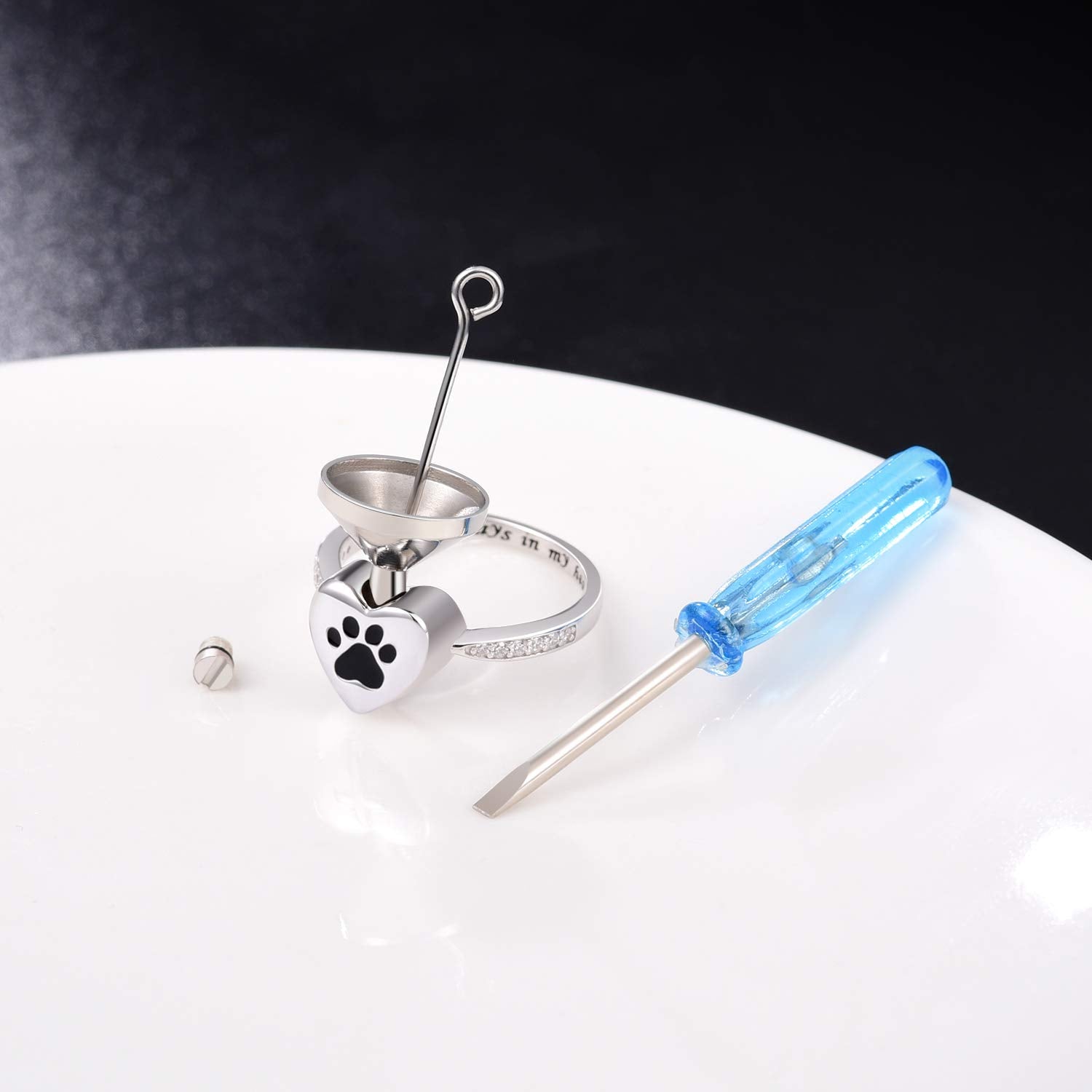 Jinlou Bague mémoire animale – taille 7, usage discret et significatif.