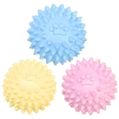 Jinshining balle épineuse en TPR pour chiens agressifs, stimulation dentaire efficace.