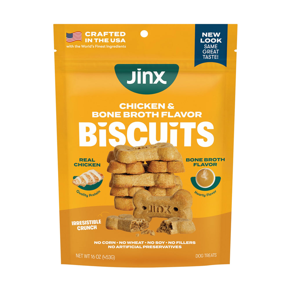 Biscuit Jinx os poulet croustillants pour récompenser votre chien.