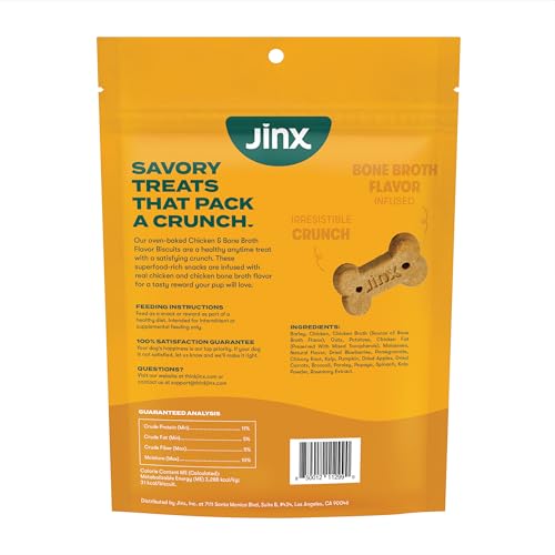 Biscuit Jinx poulet-bouillon-os savoureux pour chien