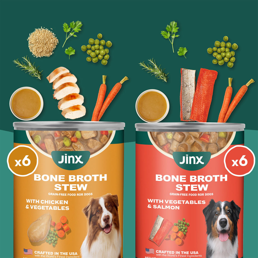 Jinx Ingrédients Naturels Poulet-Saumon, base nutritive pour repas équilibré