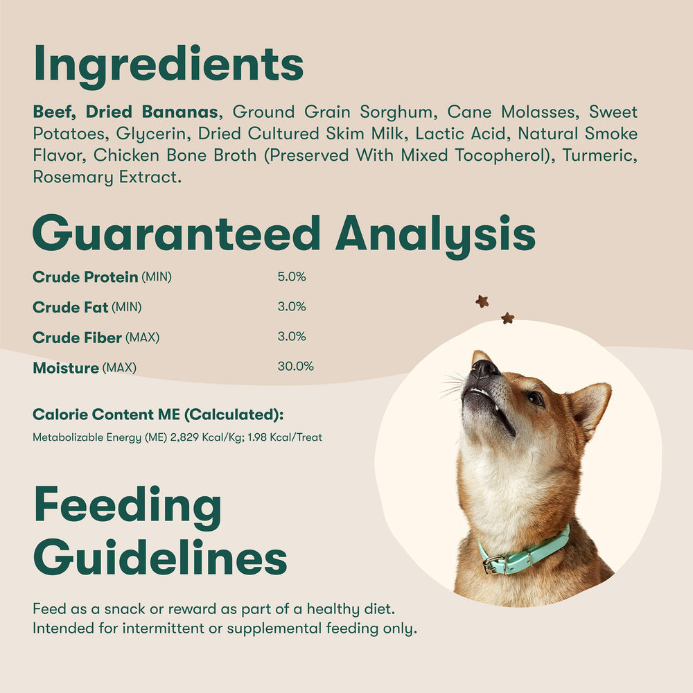 Ingrédients naturels Jinx, sans artificiels, pour une collation simple et saine.