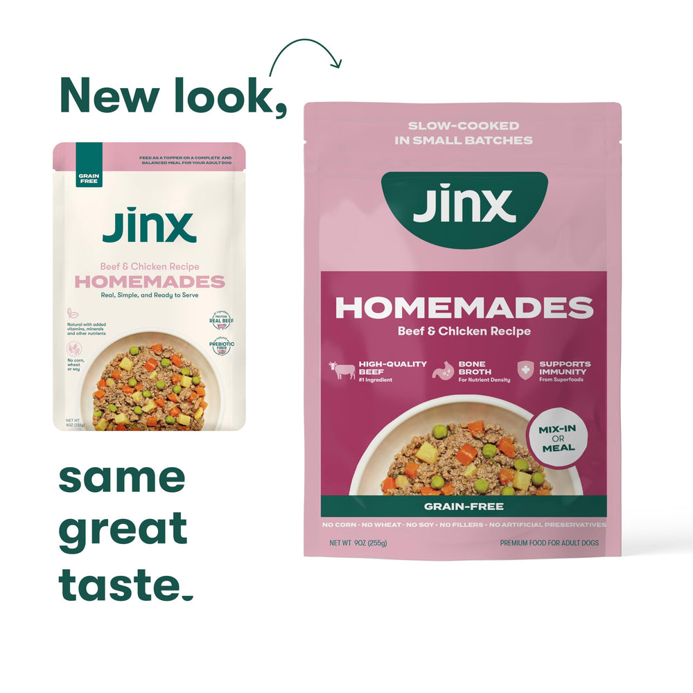 Jinx ingrédients naturels – légumes carottes épinards pour couleur et goût