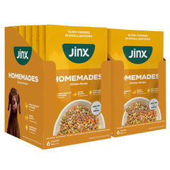 Jinx poulet humide, sachets prets a servir, pour varier les repas.