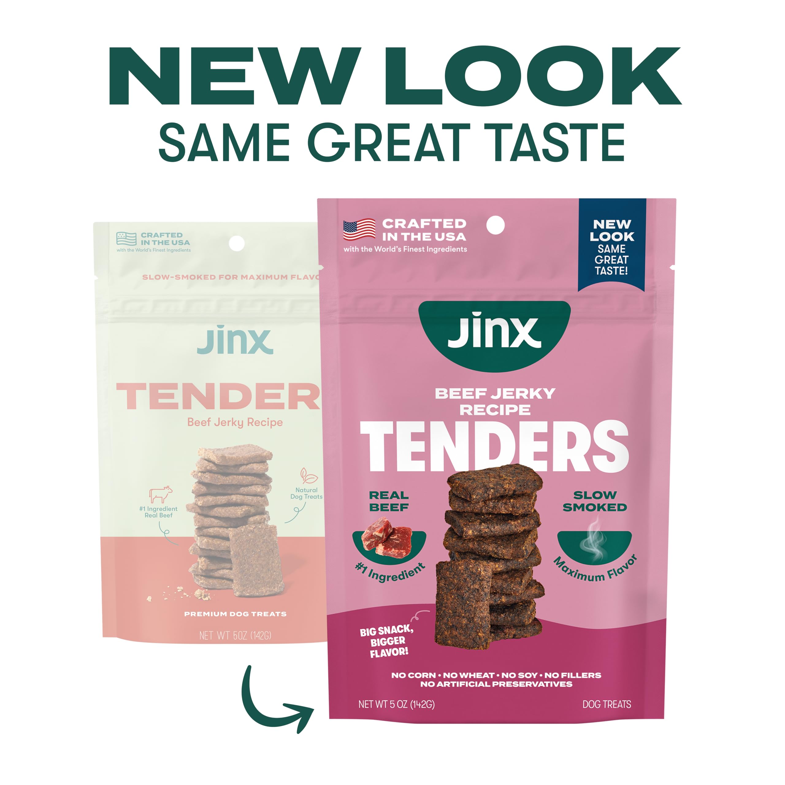 Jinx Tenders fumage lent, goût fumé irrésistible et texture tendre.