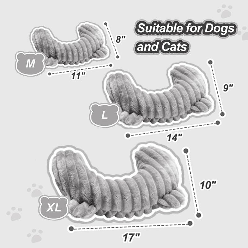 Coussin Jiupety orthopédique pour chat, toucher doux et soutien cervical.