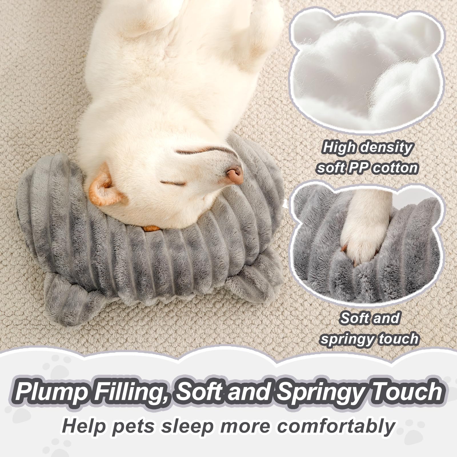 Conception Jiupety ours oreille, design apaisant pour calmer et rassurer.