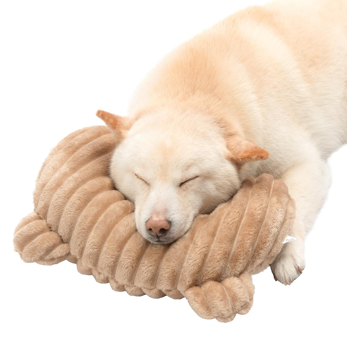 Jiupety oreiller apaisant pour chien, soutient la nuque et favorise le repos détendu.