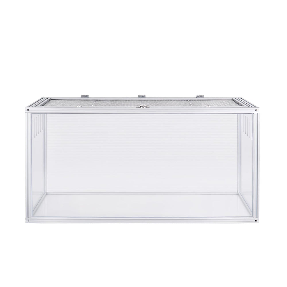 Cage JIWINNER montrant les trous de ventilation pour une circulation d'air optimale.