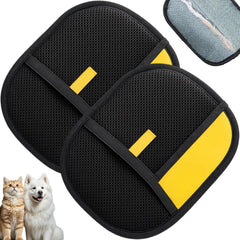 JJpopo Magic Brush: gants-poils chat et chien, élimination douce du pelage