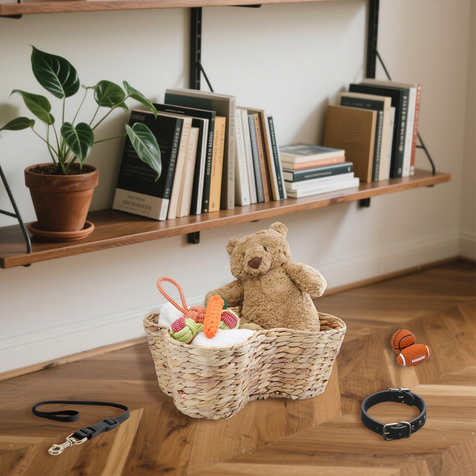 JJSQYLAN Panier-jouets-chien 16-13-7, espace généreux.