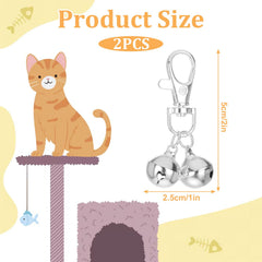 JJUNW cloche collier chat mini, visible et pratique pour repérer.