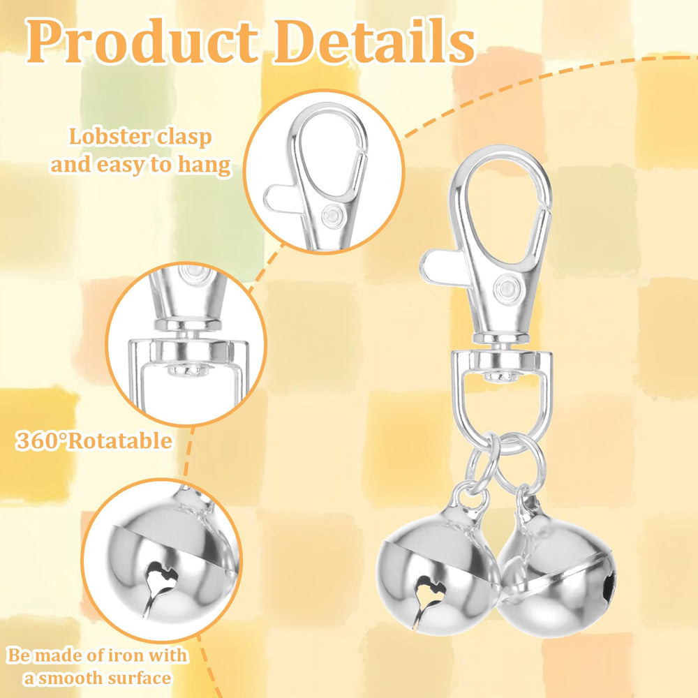 JJUNW cloche zinc alliage, surface lisse et durable.